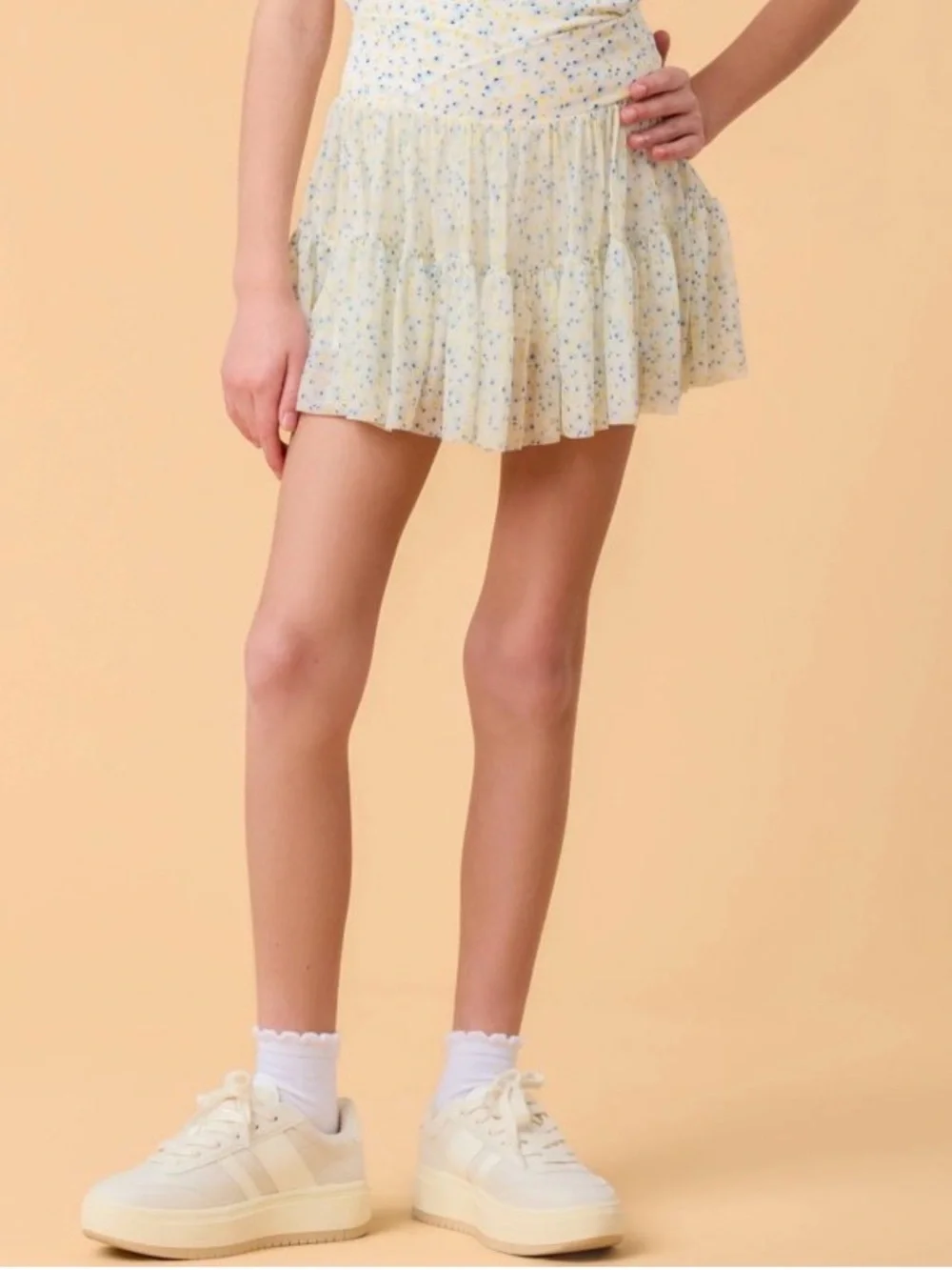 🌼‼️🔥🆕 Blogilates Girls’ Yellow Ballerina Skort